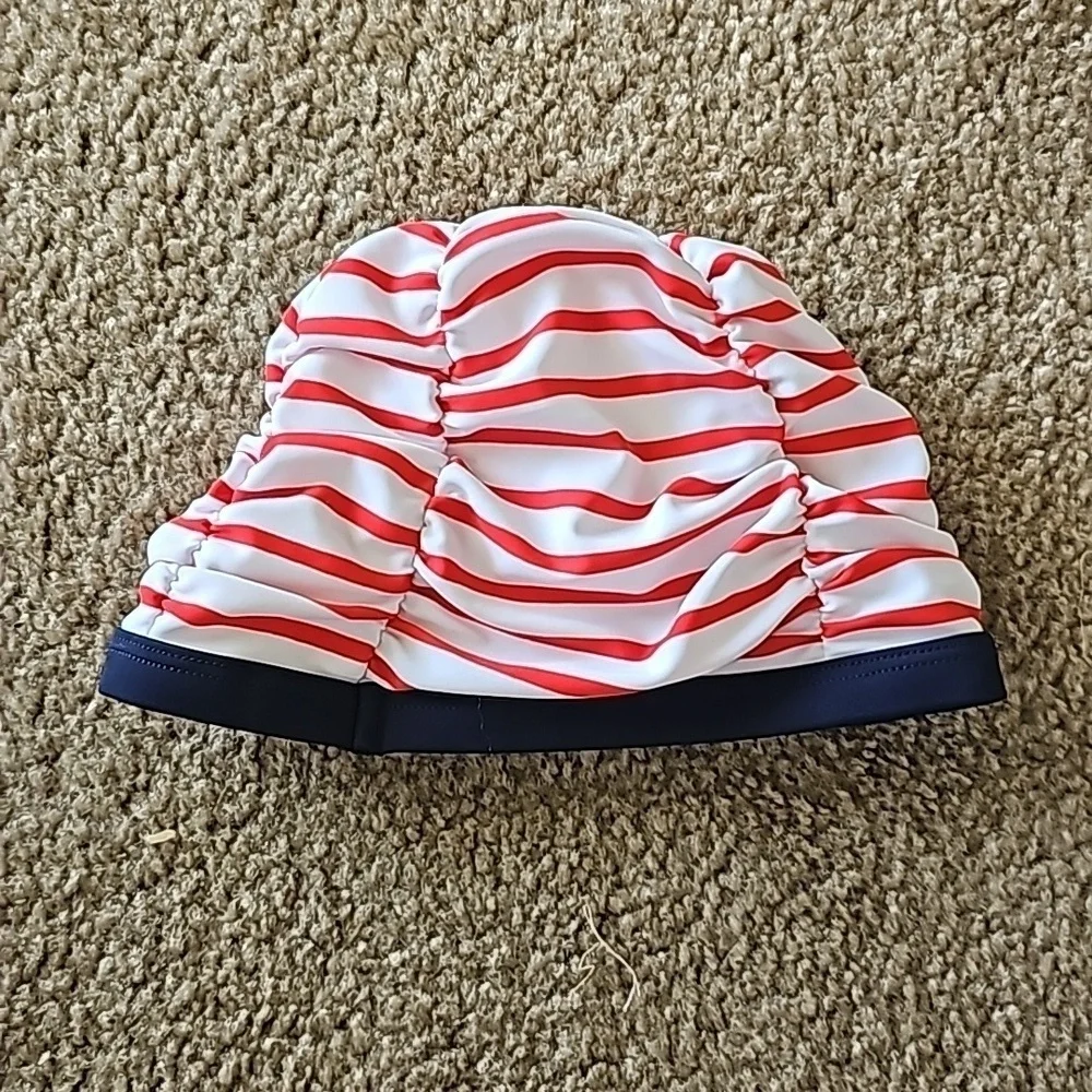 Janie and Jack UPF 50+ Striped Swim Cap